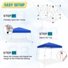 COOS BAY Outdoor Instant Easy Setup Canopy Tent with Wheeled