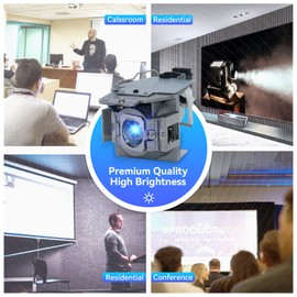 ZMSTLAMP 5J.J7L05.001 5J.J9H05.001 Original Quality Projector Lamp for Benq W1070 W1080st W1070+ HT1075 HT1085st i700 MH680 TH680 TH681 MH630 W1250 W1500 MX662 MX720 i700 TH681+ W1080ST+