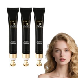 Crema de ojos con retinol para ojeras e hinchazón - Crema de ojos con Retinol para el área debajo de los ojos - Ayuda a mejorar la apariencia de las líneas finas Y las arrugas, 20g (3 piezas)