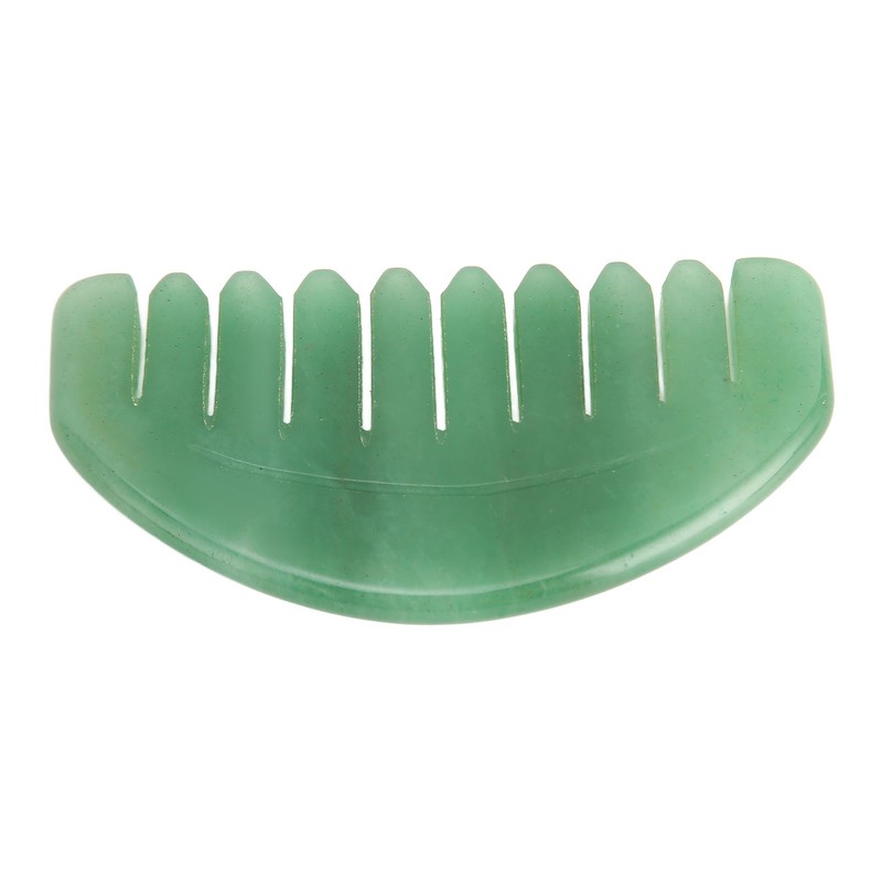 Massage Comb Scalp Care Relax Handheld Portable Jadestone Gua Sha