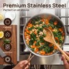 KOKHUB 4.5QT Saute Pan with Lid, Vintage 11" Tri-Ply Stainless
