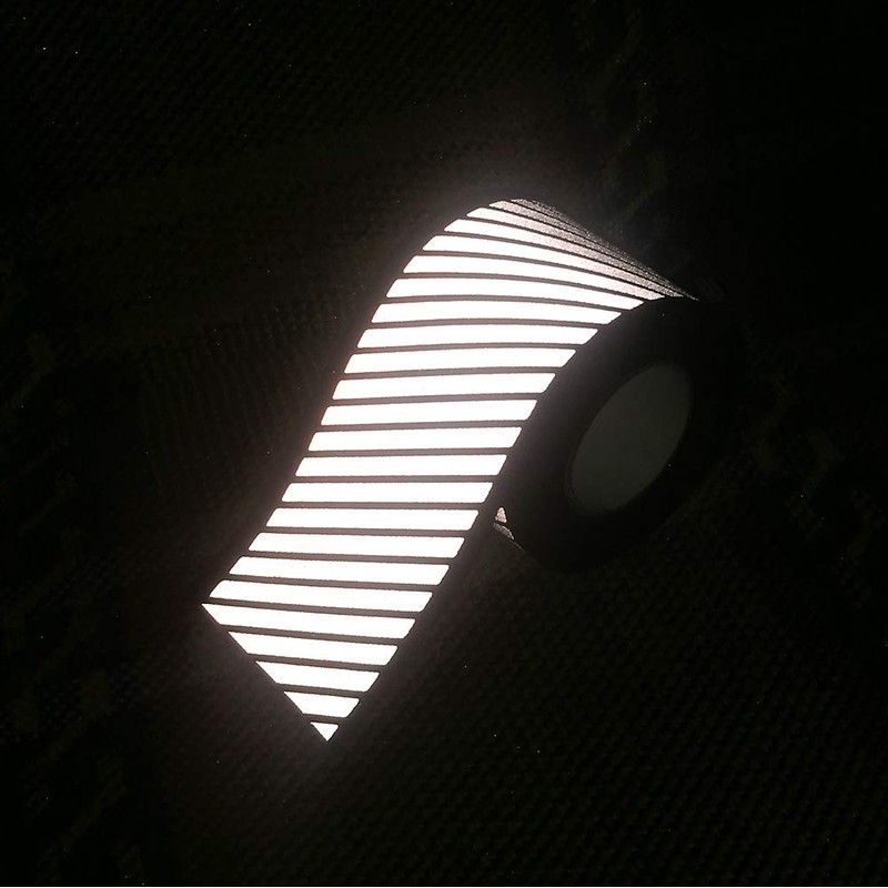 High Visibility Reflective Fabric Stripe Webbing Ribbon Sew On for