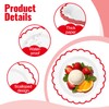 30 Pcs Red Paper Plates(7 Inch & 9 Inch Respectively
