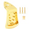 Mandolin Tailpiece Golden 8-String Screws Triangular Parts Musical Instrument Accessories