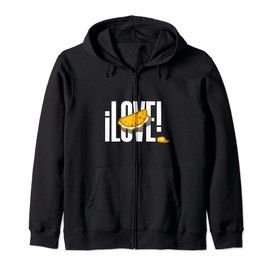 I Love Cachapas - Venezuela Traditional Food T-Shirt Hooded Jacket, black