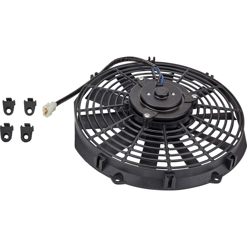 6 Volt Electric Radiator Cooling Fan-12 Inch Dia. Push/Pull-10 Blade