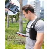 Zelvot Running Vest for Women Men, Adjustable Running Phone Holder
