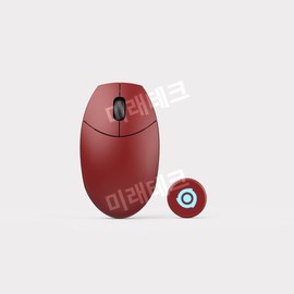 FKMINI4 3395 3-Mode 8K Wireless 2.4G Bluetooth Lightweight Gaming Mouse Burgundy / FKMINI4 3395 3모드 8K 무선 2.4G 블루투스 경량 게이밍 마우스 버건디