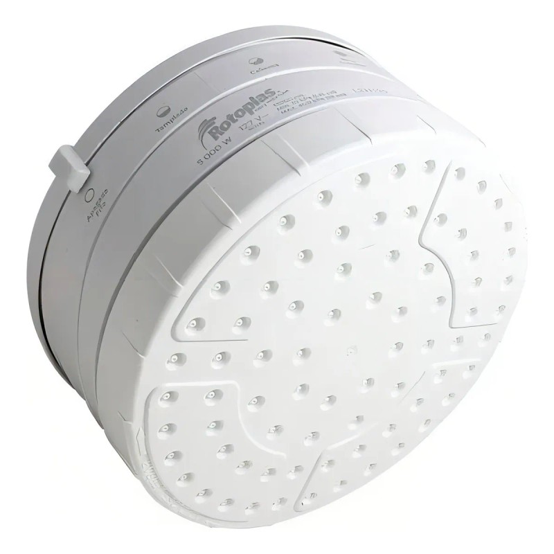 Regadera Electrica Ecologica 4 Temperaturas 5000 W Rotoplas Color Blanco