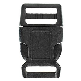 Paracord Planet Brand Contoured Side Release Black Buckle – Multiple Size and Quantity (1 Inch, 100 Pack)