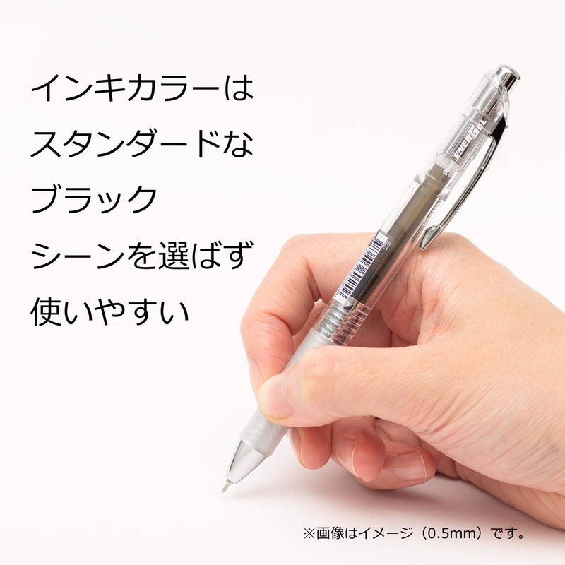 Pentel XBLN74TL-A Gel Ink Ballpoint Pen, ENERGEL IN FREE 0.4