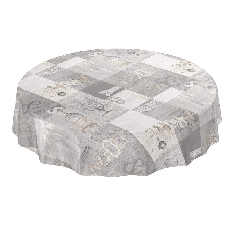 Anro Oilcloth, Wax Tablecloth, Washable, Industry, Modern Used Look