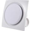 MEOZRI Bathroom Exhaust Fan with LED Light Ceiling Mount Ventilation