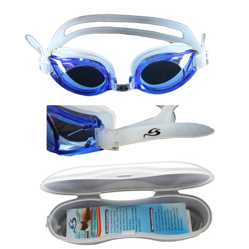 COX SWAIN Swimming Goggles Glasses FREESTYLE Professional Series, Colour: Clear