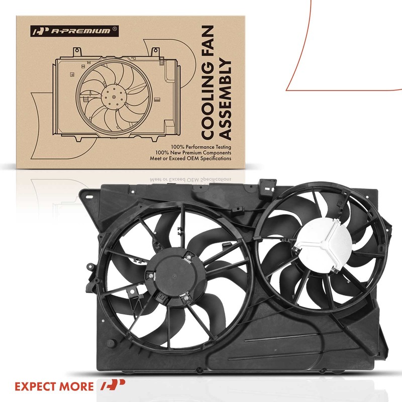 A-Premium Engine Radiator Cooling Fan Assembly Compatible with Select Ford