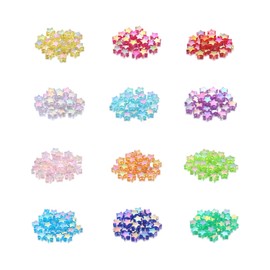 240 Pieces of Acrylic Star Pendants, DIY Jewelry, Small Pendants, Bracelet Beads, Pony Beads, Beads for Bracelet Making, Star Beads, Suitable for Bracelets, Bag Pendants, Pet Tags