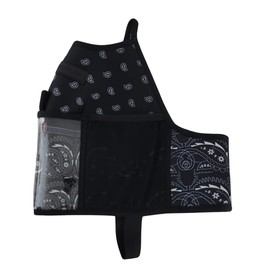 Gallon Gear Half-Gallon Fitness Hydration Cover | Neoprene Insulated Cooling & Portable Gym Water Bottle Carrier | CASE with Storage Pockets (Bandana Black)