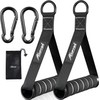Exercise Handles, Resistance Bands Handles, Tricep Rope Cable Attachment, Gym