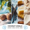 Coconut Vanilla Candles, 7oz Vanilla Coconut Scented Candle, Natural Soy