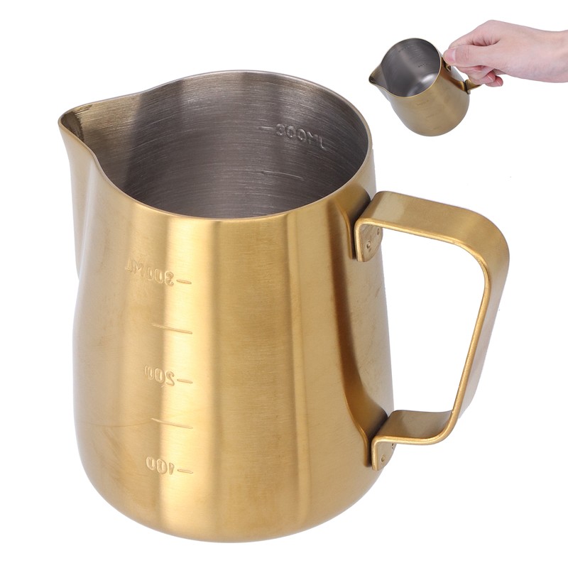 Milk Frothing Pitcher Stainless Steel Coffee Jug Cup Foam Making