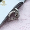 US Warehouse In-stock 925 Silver Tennis Moissanite Ring 4mm Width