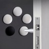 Home Door Ding Protector Cushion Noise Reduction Black 1PC 13ea
