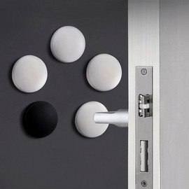 Home Door Ding Protector Cushion Noise Reduction Black 1PC 13ea