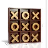 Studio Mercantile NEW! Oversized 14” Jumbo Wood Gold Tic-Tac-Toe Set