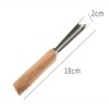 Honfitat Stainless Steel V Shape Pineapple Eye Peeler, 19CM, 40g