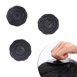 Minkissy 2sets Natural Bristle Scalp Massager Brush Hair Shampoo Brush Scalp Scrub Massager Hair for Growth Relaxation 4pcs*2