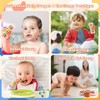 Suction Cup Toy Baby, 4 Pieces Suction Cup Spinner Baby