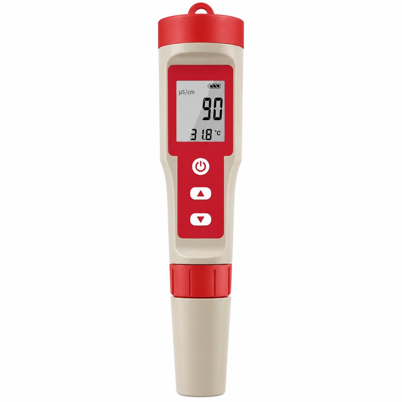 4-in-1 Digital Water Quality Tester for pH, TDS, EC &
