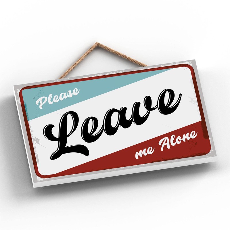 Global Designs Do Not Disturb Leave Me Alone Funny Hanging