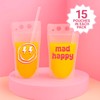 Pretty Robes Pink Mad Happy Reusable Preppy Favor Drink Pouches