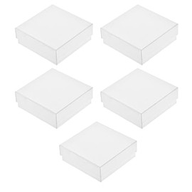 YOKIVE 5 Pcs Freezer Tube Boxes, Cardboard Holder Rack for 1.5/1.8/2ml Centrifuge Tubes | Fixed Sample Tube, Great for Scientific Institutes (81 Places)