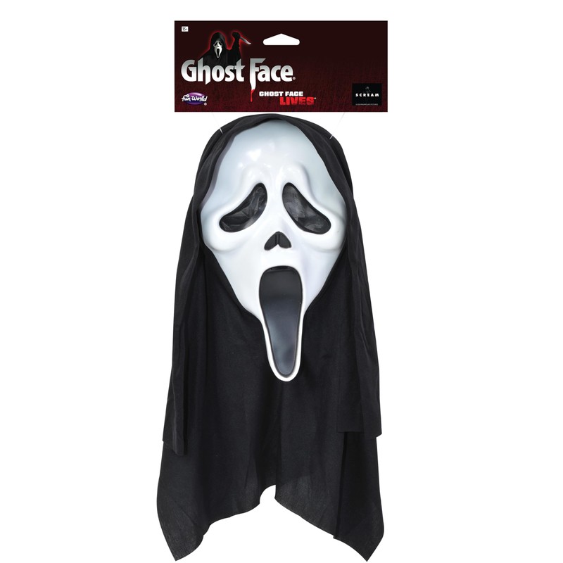 Fun World Ghost Face Mask As Seen in the Motion