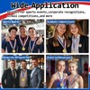 RAINFLOW 9 Pieces Gold Silver Bronze Award Medals - 1st