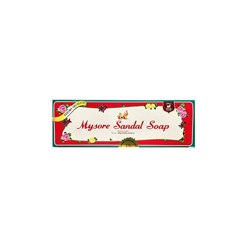 Mysore Sandal Mysore - Jabón de sándalo (150 g, tamaño