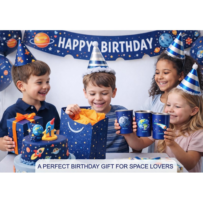 Zorythm 4 Pack 12 oz Stainless Steel Kids Cups, Children's