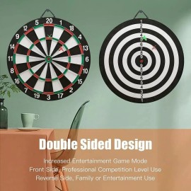 Kwalux Tiro Al Blanco Diana 6 Dardos Doble Cara 40.5cm