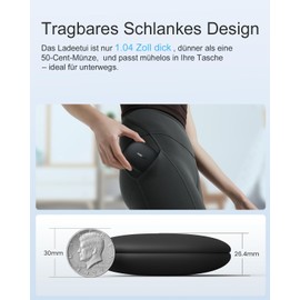 ACEFAST AceFit Air Open Ear Headphones Bluetooth 5.4 with App, Bluetooth Headphones Sport, Ultra Thin, Hardly Noticeable, Comfortable Fit, IP54, Powerful Sound, Clear Calls, Touch Control (Black)