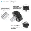 CoCud Thumb Screw Knurled Knobs, M5 x 8mm Male Thread,