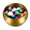 ELLDOO Coffee Pod Holder, Gold Metal Coffee Pod Storage for