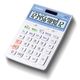 カシオ 抗菌電卓 ジャストタイプ 12桁 JW-122CL-N