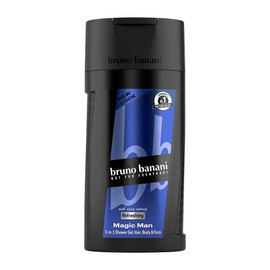 Bruno Banani Fragrance Magic Man Shower Gel 3-in-1 Shower Gel for Body, Hair and Face with Woody Fresh Men's Fragrance 250ml