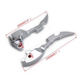 HTTMT MT241-024-CD Chrome Brake Clutch Lever Compatible with Suzuki Boulevard M109R 2009-2013