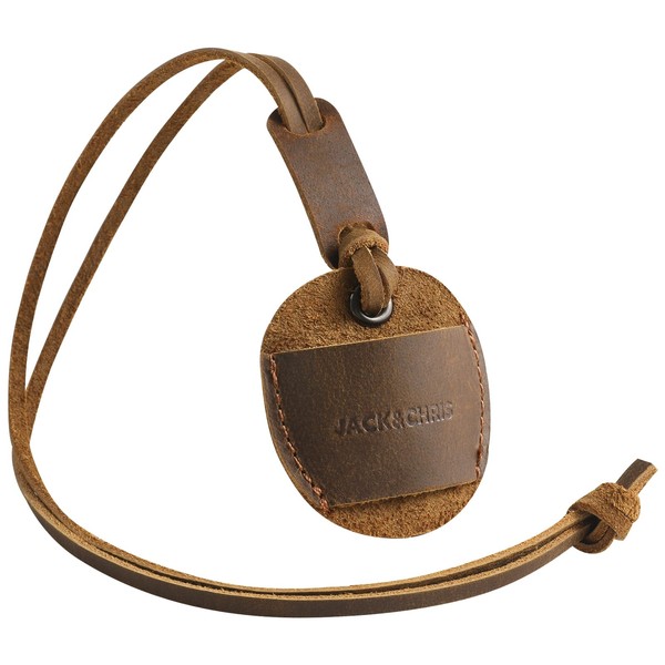 Jack&Chris Leather Eyeglass Holder Strap, Portable Leather Glasses Case Holder,