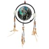 Dream Catcher Wolf + Puppy Gothic Esoteric Magic Indian Feathers