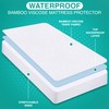 Utopia Bedding Waterproof Bamboo Viscose Mattress Protector Twin Size, Mattress