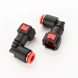 LST 2x Fuel Line Connector Hose Coupling Quick Release 7.9 x 8 mm Angle